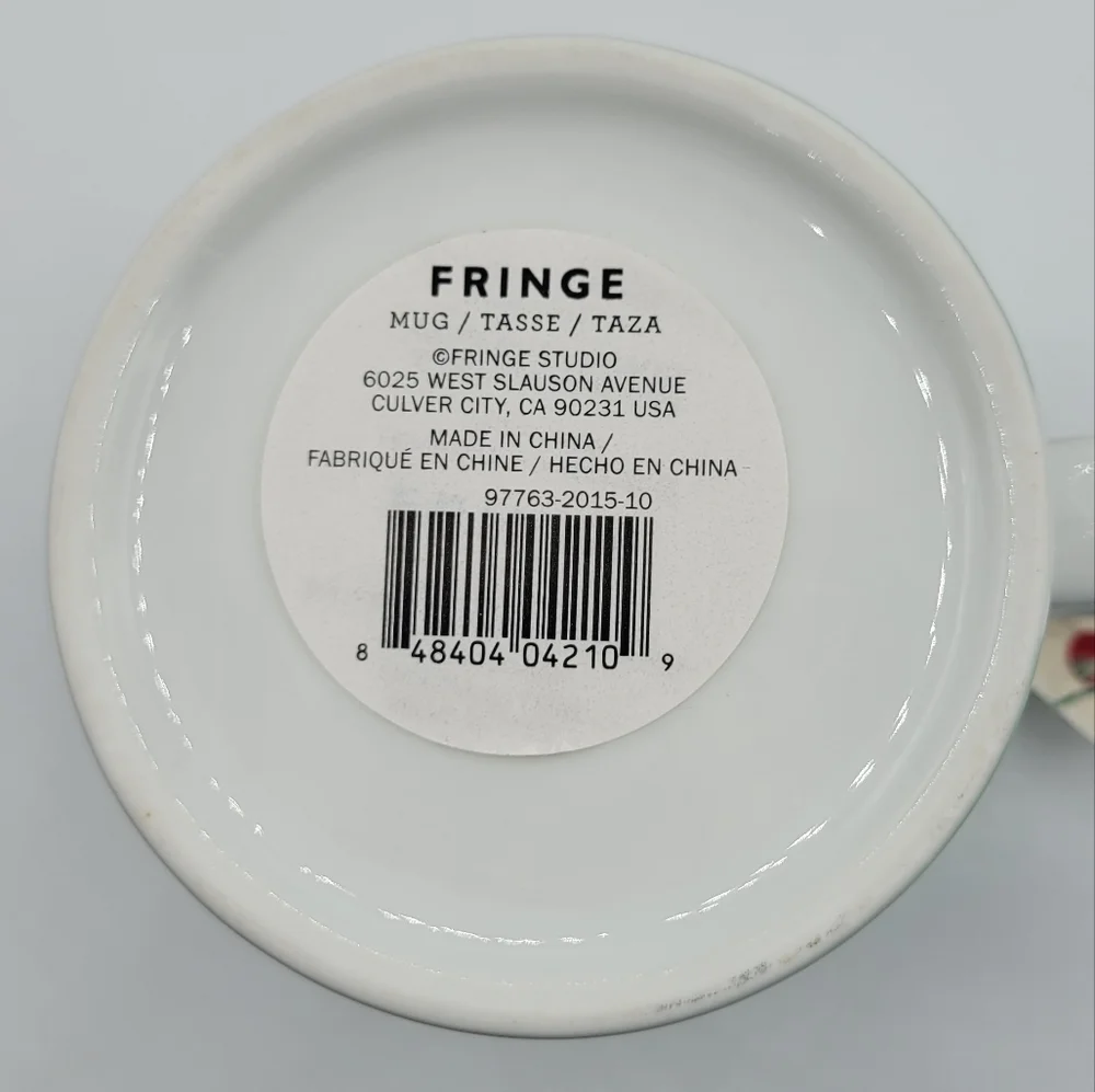 Fringe Warm Wishes for a Very Merry Christmas Ceramic Mug